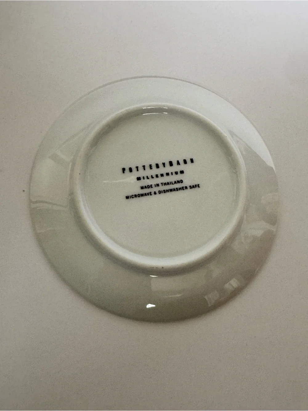 Pottery Barn Millennium Series The Seventies Mini Plate Blue Platform Shoe 4”